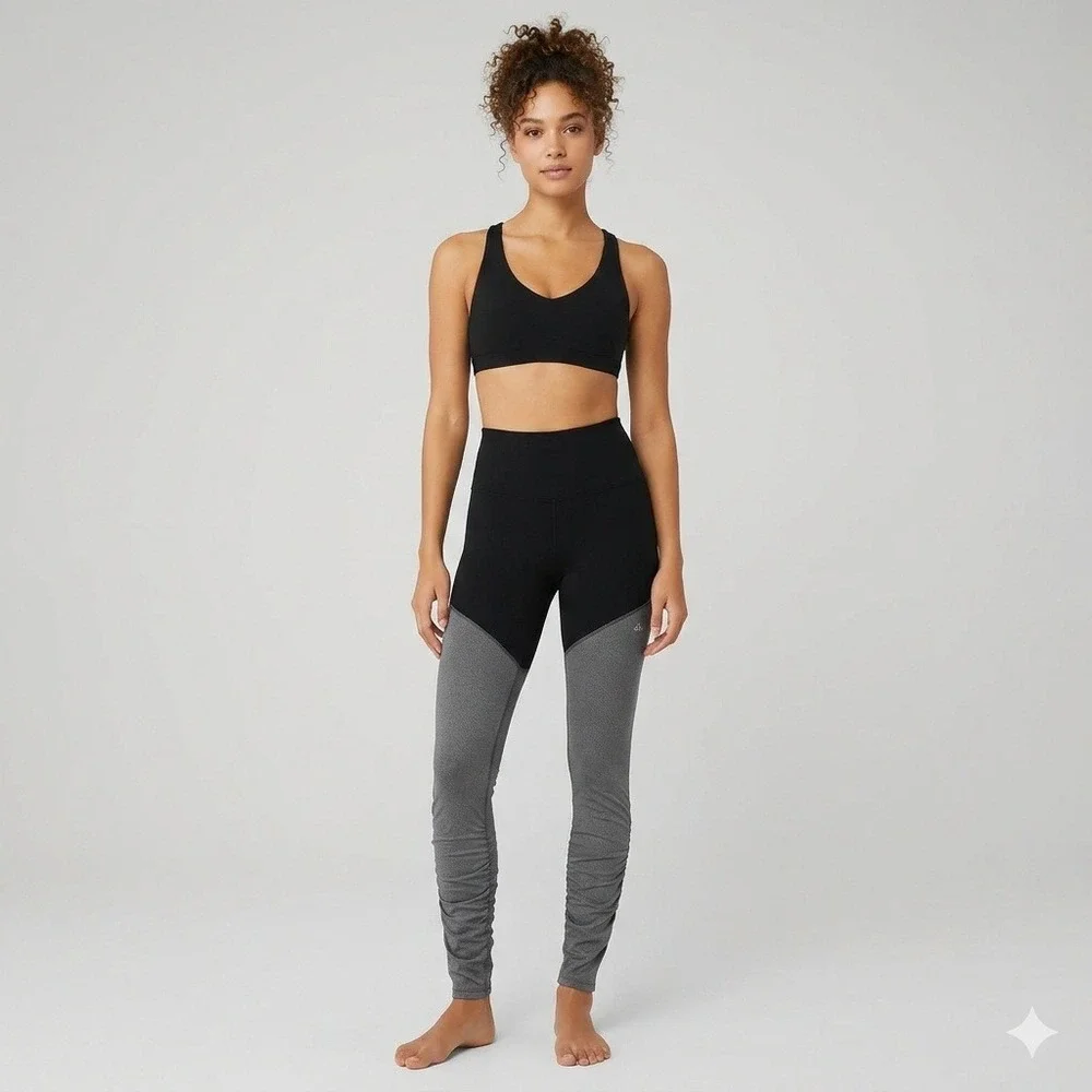 Alo Yoga‎ High-Waist Goddess Legging Black Anthracite Heather XS W5434R